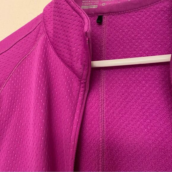 Nike Golf hot neon Pink Polka Dot Tour Performance Therma-Fit Jacket Full Zip M - Picture 6 of 13